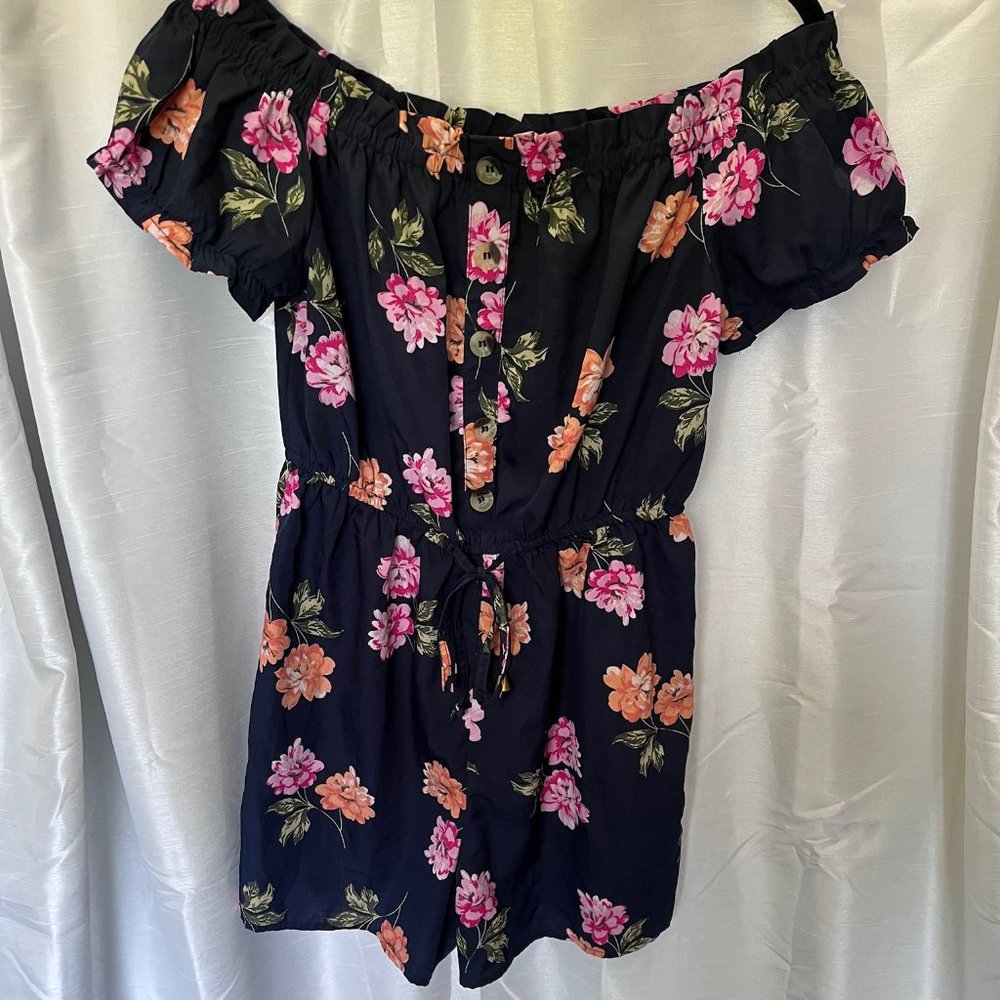 🔶5 for $25🔶 Black Floral Romper